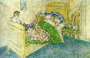 Carl Larsson i mammas sang France oil painting artist